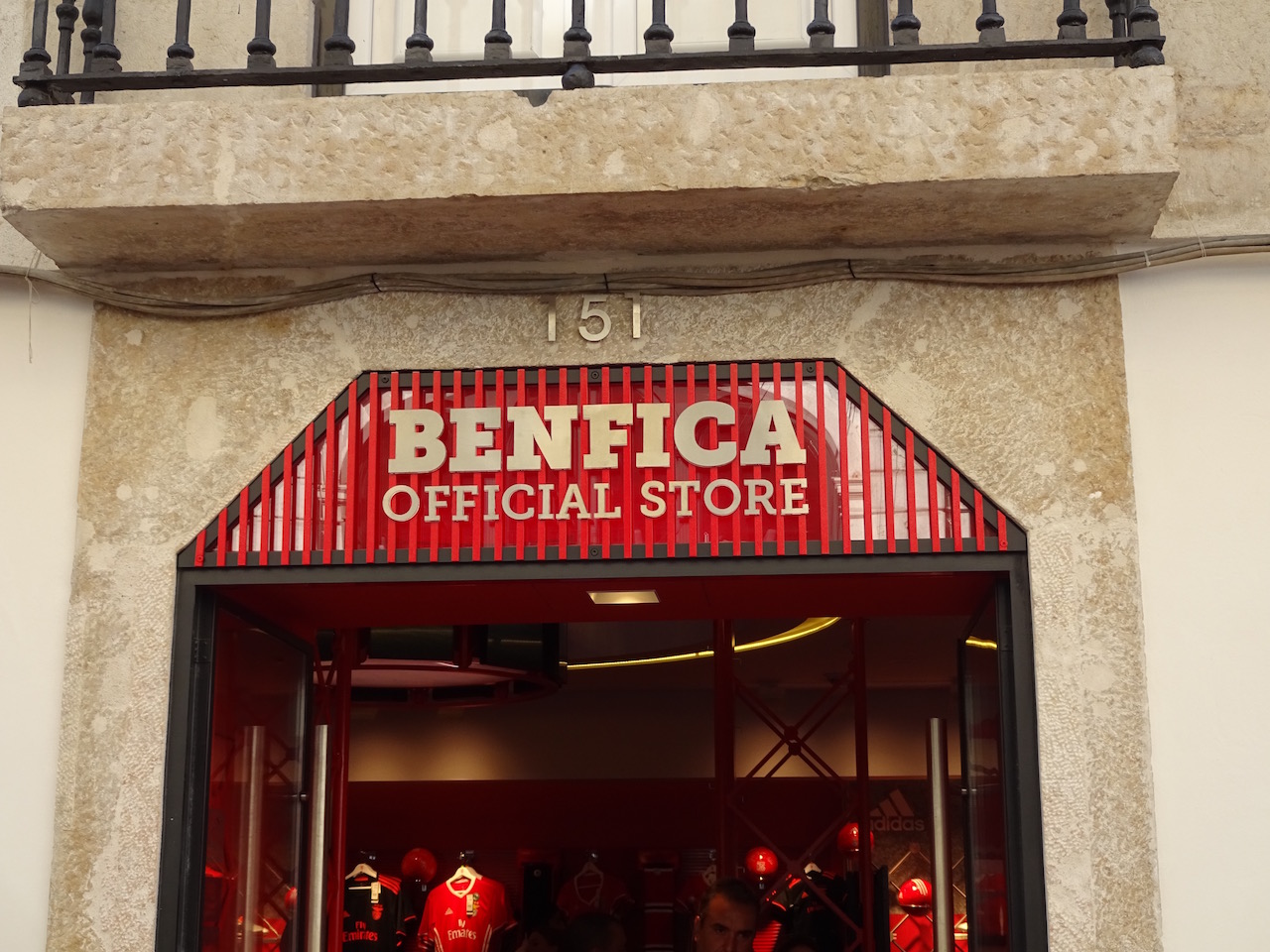 Fanshop von Benfica Lissabon