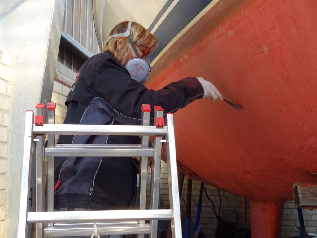 Antifouling entfernen